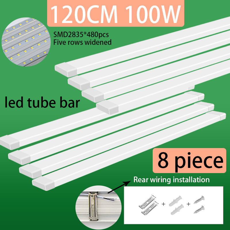 防湿 LED チューブライト 120 センチメートルオフィスライト超高輝度 100 ワットキャビネット照明工場ショップ倉庫産業用照明