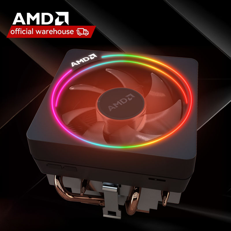 AMD新型Ryzen Wraithクーラー Wraith Prismファン オリジナル4ピン R3 R5 R7 R9 CPU対応 AMDマザーボード対応