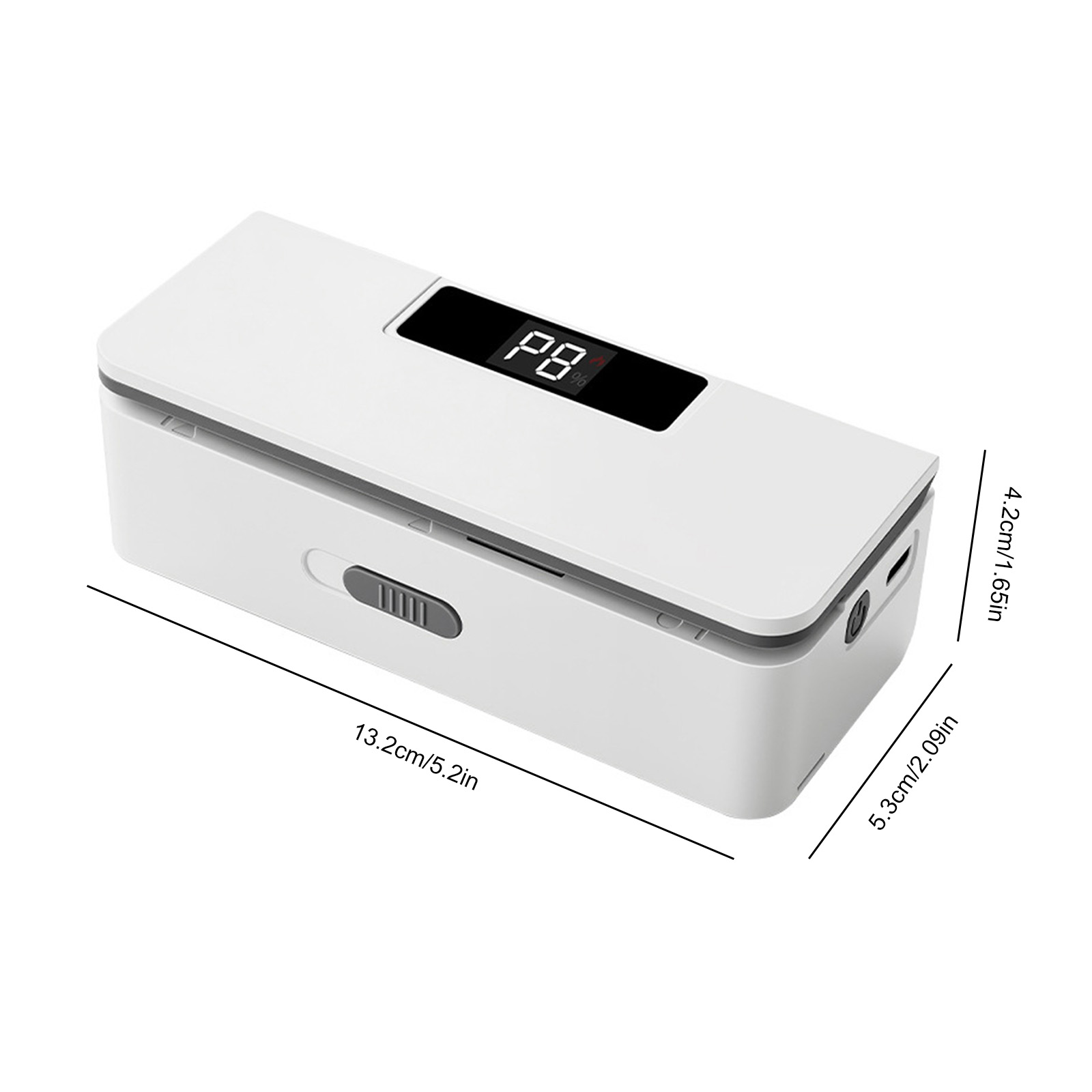 2 In 1 冷蔵庫マグネットシーラー 8 レベル調節可能なミニバッグシーラーとカッター USB-C 充電式バッグシーラー冷蔵庫用