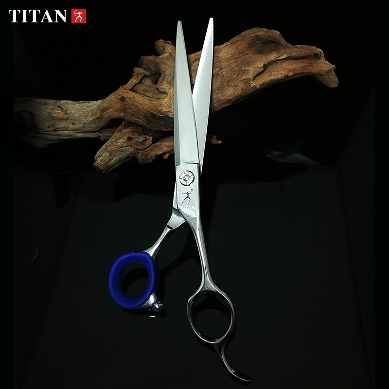 Titan ペットツールグルーミングカットはさみ 7 インチ日本鋼はさみ犬猫はさみ