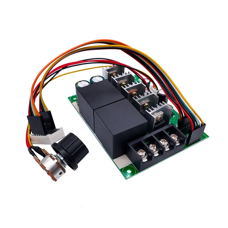 デジタルディスプレイ 40A PWM 速度ガバナーコントローラ DC モーター入力 12V 24V 48V 0 〜 100% 調整可能なドライブモジュール
