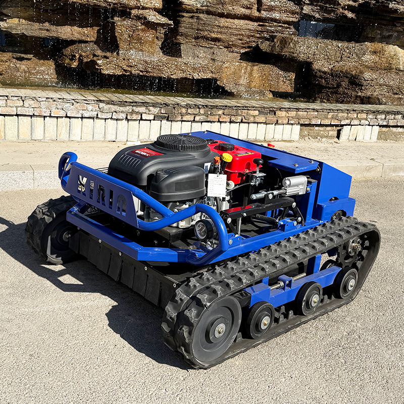 カスタマイズされたゴルフ芝刈り機 0 ターンクローラー芝刈り機リモコンブッシュホッグ自走式無線芝刈り機ロボット