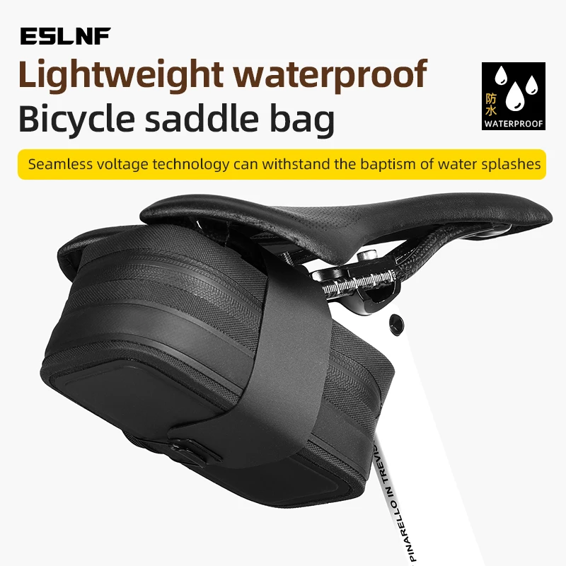 ESLNF 防雨サイクリングバッグポータブルマウンテンバイクサドルバッグクイックリリースバックル道路自転車バッグミニ自転車サドルバッグ