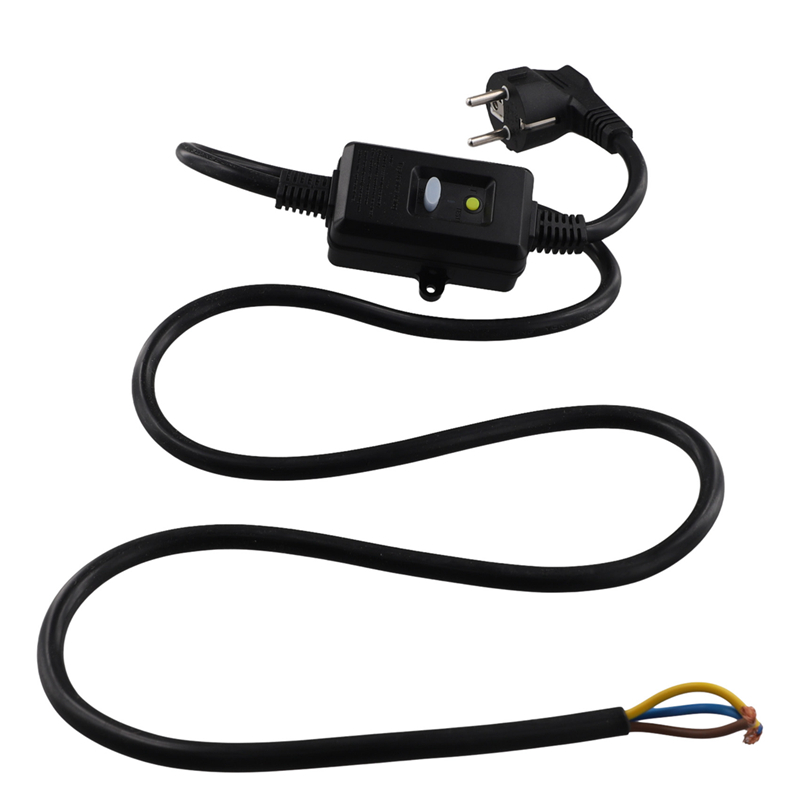 FI サーキットブレーカーソケット残留電流サーキットブレーカープラグとケーブル、個人保護アダプタ EU プラグ