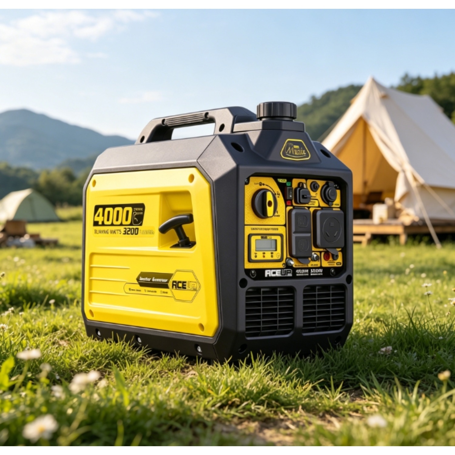 発電機 ポータブル電源 4000 ワット ポータブル インバーター発電機 ガス式 149cc 静音 家庭用 RV 用
