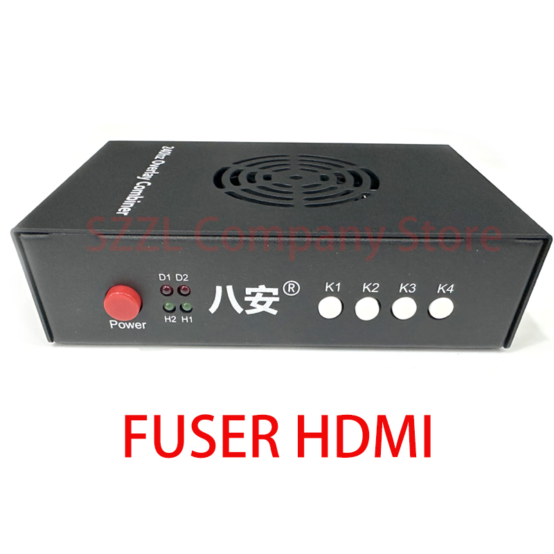 DMA 6th フューザー ビデオ オーバーレイ ボックス HDMI/ディスプレイ ビデオ プロセッサ 2K144/1K240 のサポート DMA フュージョン ユニット ボックス BAAN フューザー アダプティブ