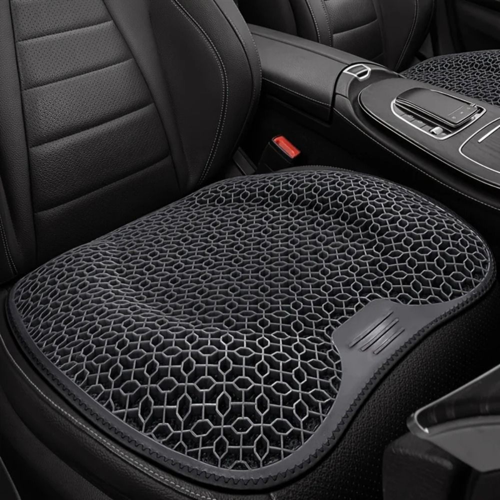 新しい通気性ゲルシートクッション洗える軽量ハニカムシートクッションプラスチックカーシートオフィスチェア