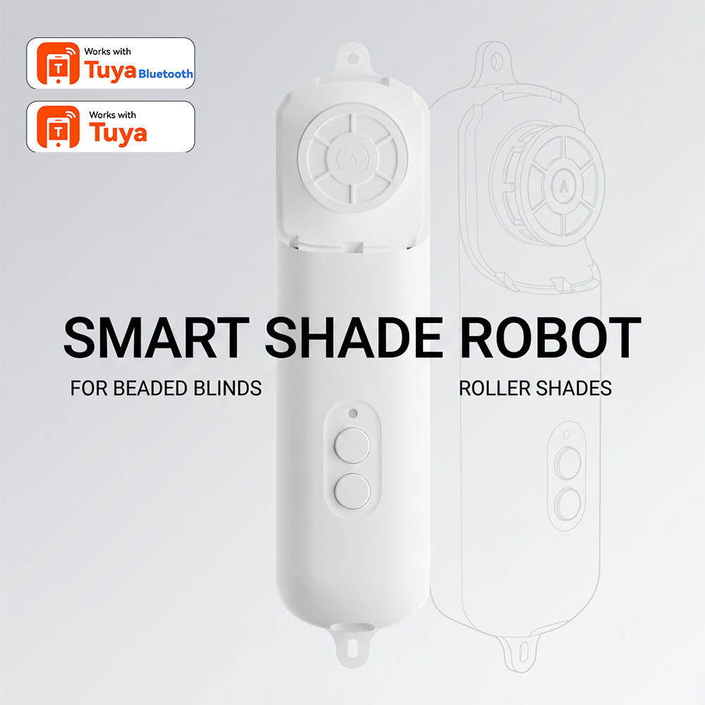 Tuya スマート ローラー ブラインド ロボット BLE 5.0 充電式スマート シェード モーターと連携 自動ブラインド オープナー Alexa Google 音声コントロール
