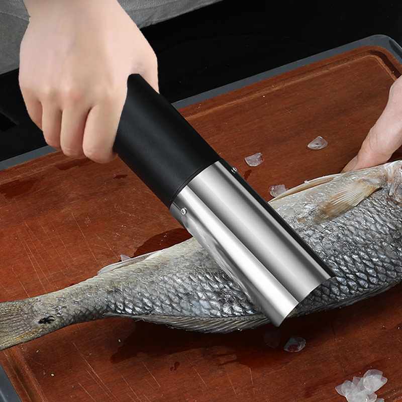 ポータブル電気魚スクレーパー防水魚鱗リムーバー魚鱗クリーナー USB 充電式魚鱗ナイフシーフードツール