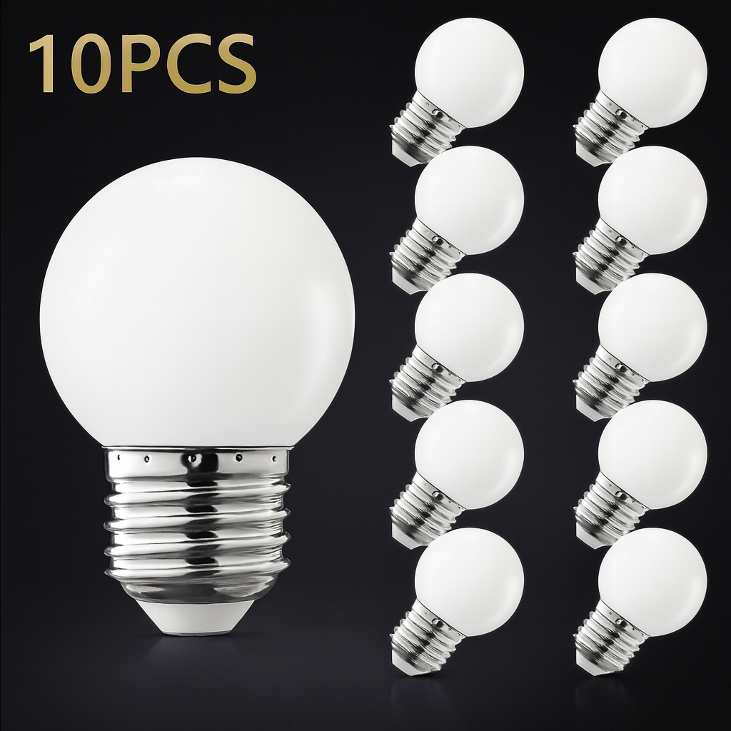 10 個 E27 LED 電球 3W220V 省エネ装飾ライトランプ家庭用屋内照明高輝度ランパラボンビラスランパーダ