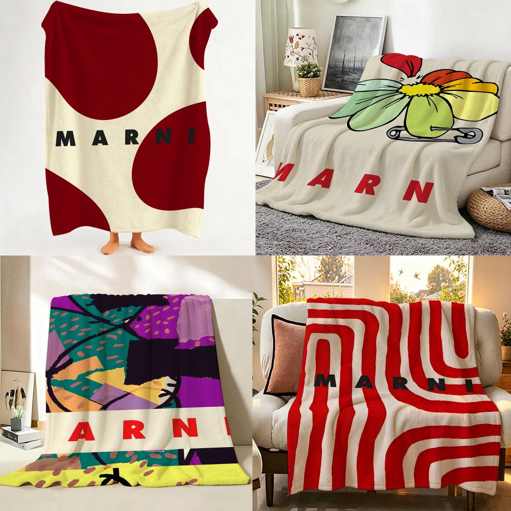 ブランド M-MARNI スローホットフランネルスローブランケット ソファ、リビングルーム、ベッドルームソフトに最適