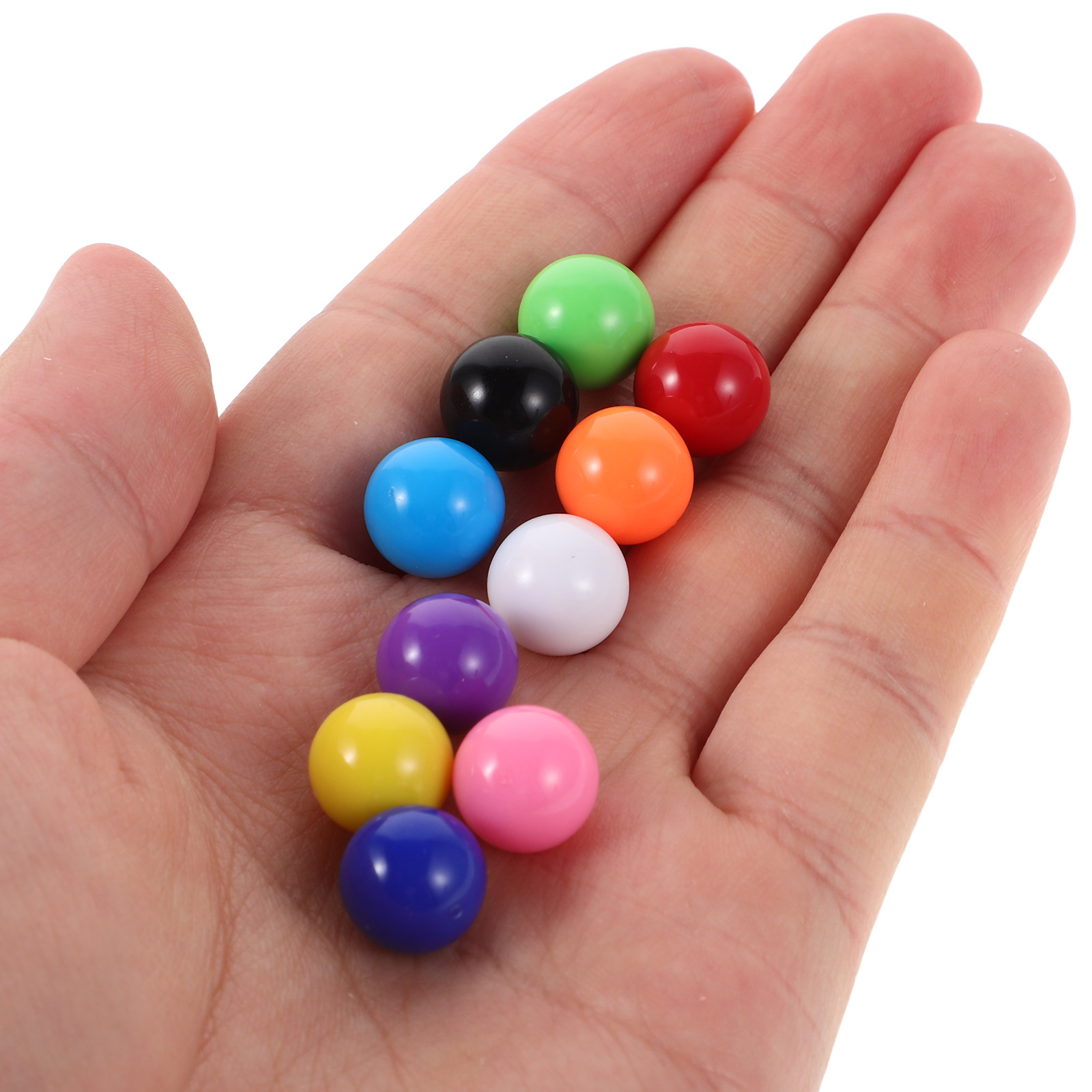 200個の小さなプラスチックボール 12mm 子供向け算数教育ツール 学習ゲーム ボードゲームアクセサリー 色分け