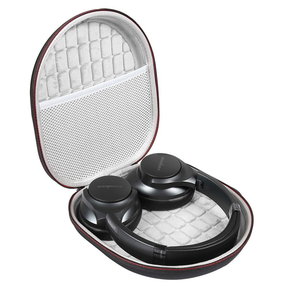最新のハードケースアンカー Soundcore Life Q20 ワイヤレス Bluetooth ヘッドフォンボックスキャリングケースボックスポータブル収納カバー