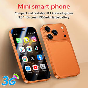 I17 Mini：Pro Max風のコンパクトスマホ、3G SIMフリー版 2+16GB クアッドコア 3.0インチ |   子供や高齢者に適したコンパクトなベーシックモデルで、日常使いに最適