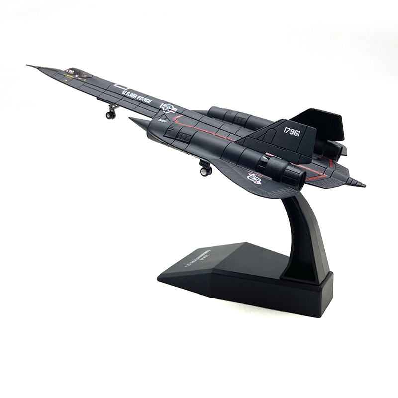 ジェイソン チュチュ 1/144 スケール米空軍 SR-71 ブラックバード偵察機合金モデルダイキャスト飛行機モデル
