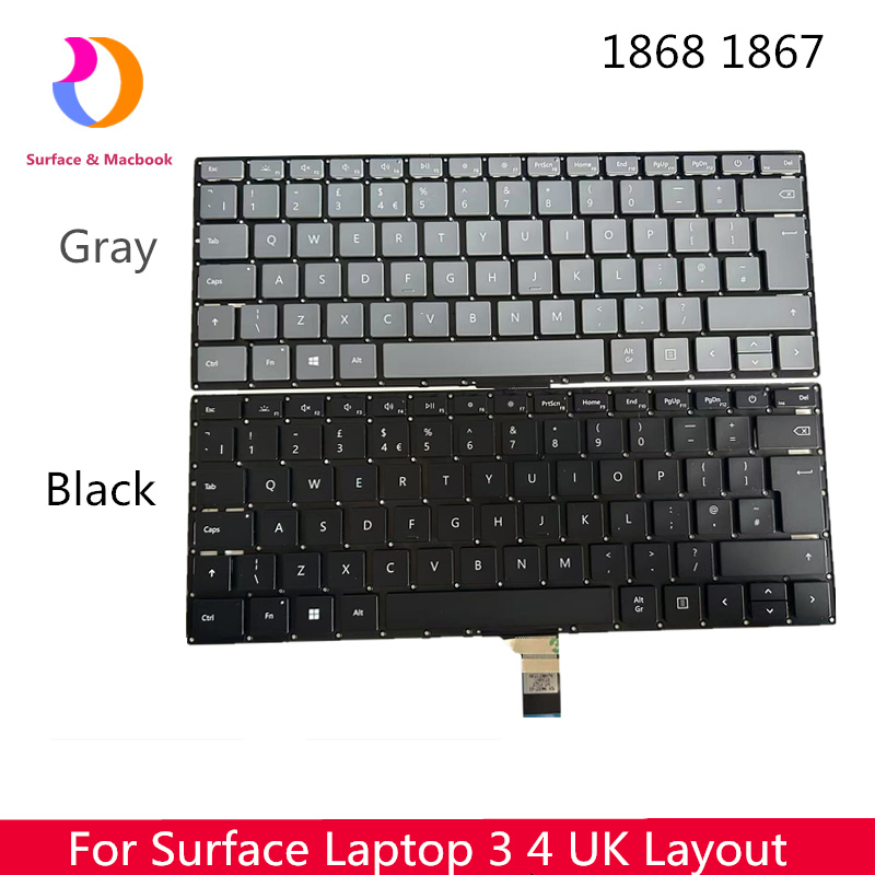 Surface Laptop 3 4 用 新品純正キーボード イギリス配列 1868 1867 1872 1873 1950 1951 1958 1979 13.5 15