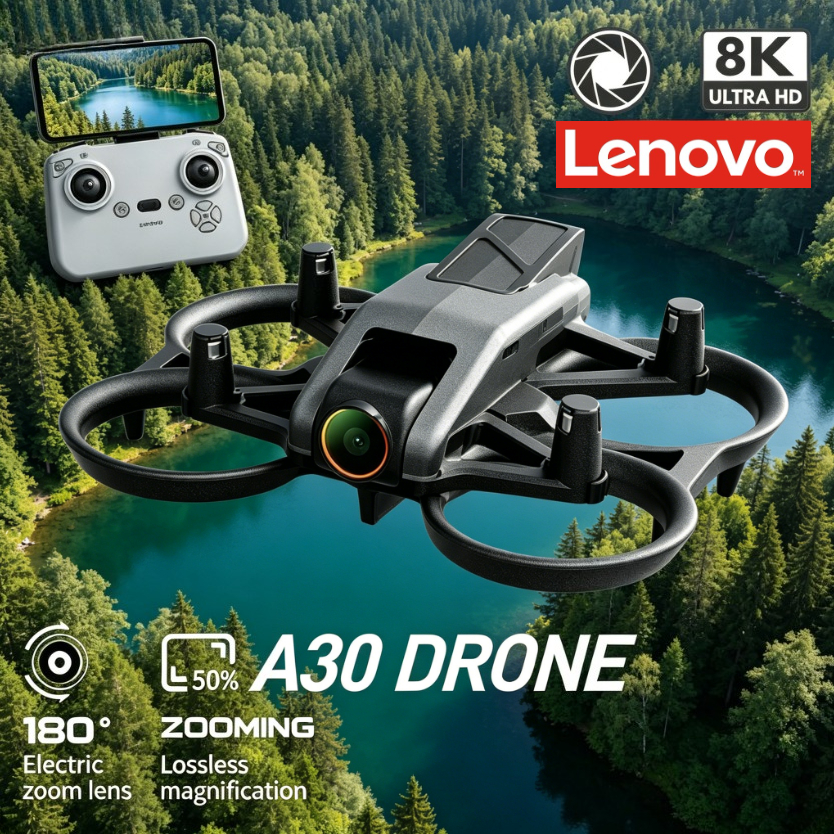レノボ A30 プロ折りたたみ式 RC クワッドコプター 4K 8K 空中ドローンフルラップ保護レーシングスタイル屋外飛行ドローン