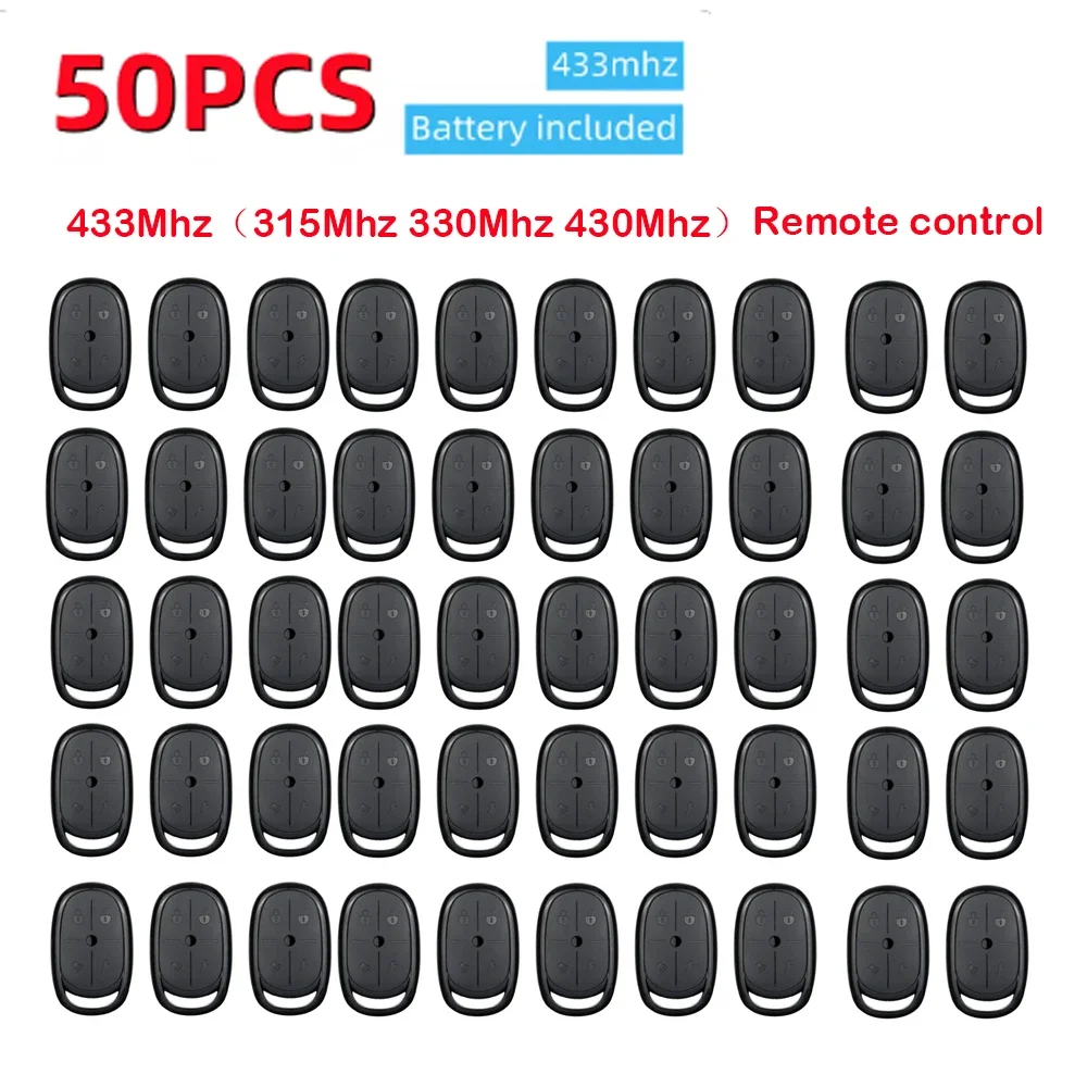 50 個 315MZH 330MZH 430Mhz 433MHz ガレージドアコピークローニング RF トランスミッターワイヤレスリモコンゲート Duplicato