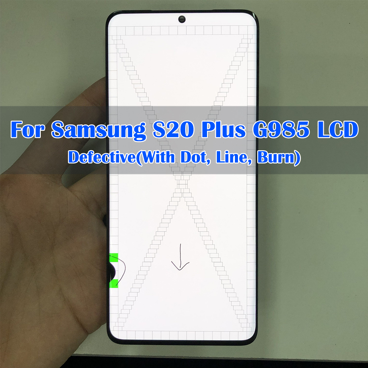 6.7 "サムスン S20 プラス S20 SM-G985B G985 G986 液晶ディスプレイ画面デジタイザアセンブリの交換フレームなし
