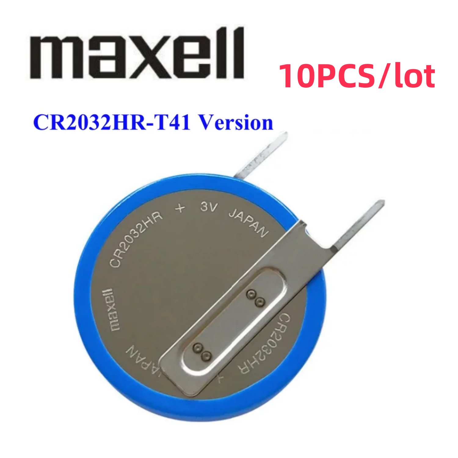 10 個 CR2032HR T41 自動車タイヤ空気圧検出バッテリーの耐高温使用温度 - 40 °C ～ 125