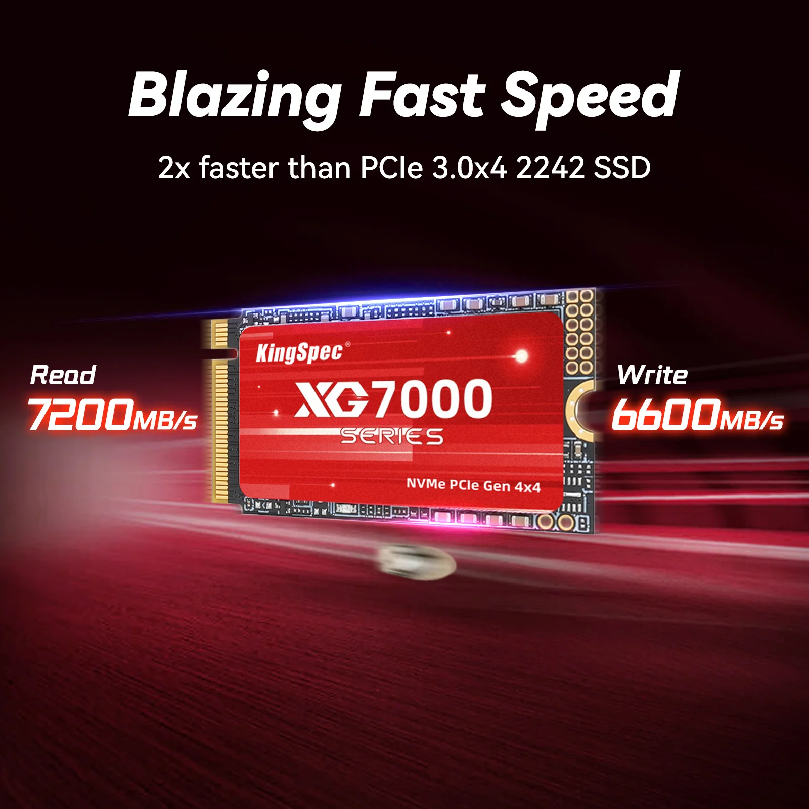 KingSpec SSD PCIe 4.0 2242 2TB 1TB 512GB SSD M2 NVMe M.2 ハードドライブ NMVe ドライブ内部ソリッドステートハードディスク PS5 PC ラップトップ用