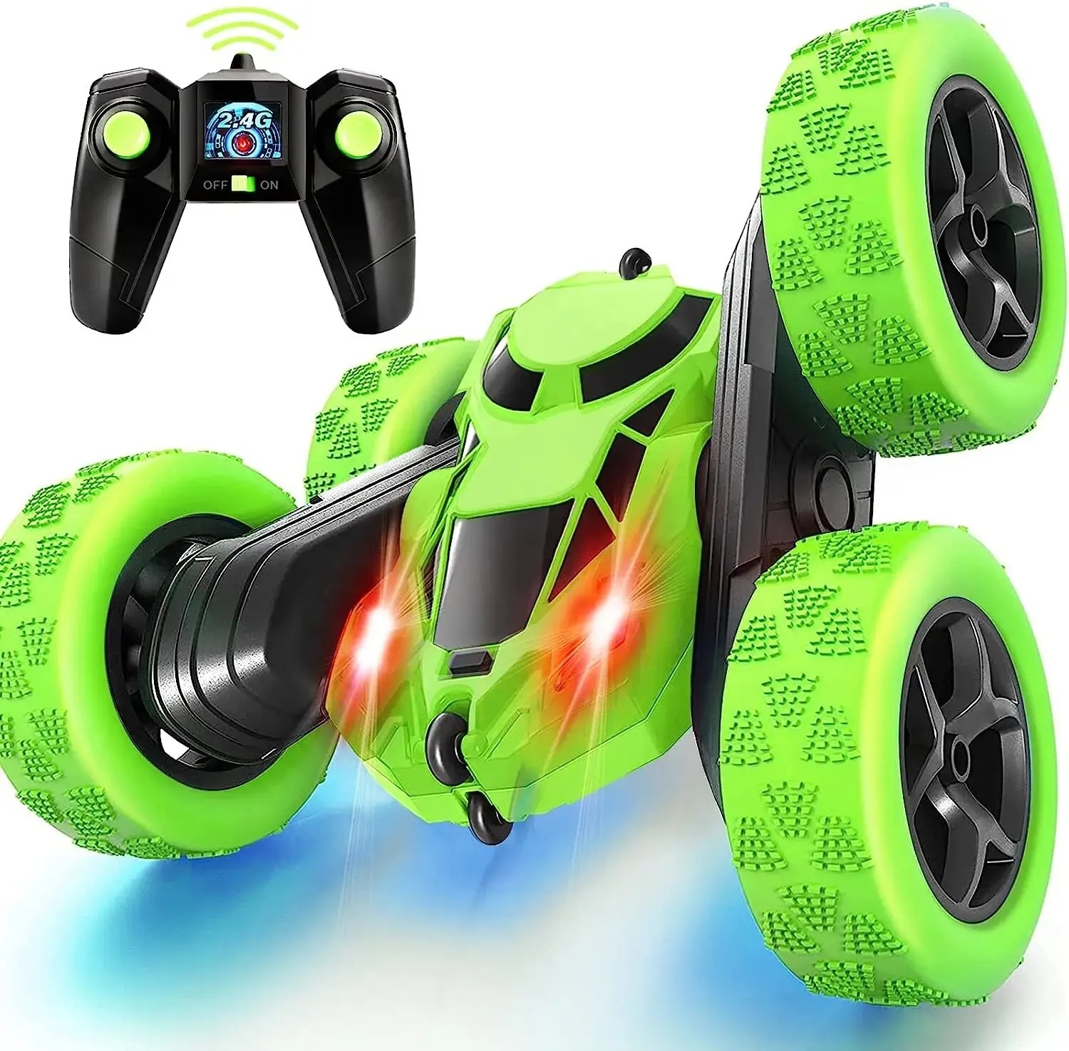 RC スタントカー子供両面フリップ 2.4 グラムリモコン 360 デリー回転オフロードドリフト RC カーギフト子供大人男の子のため
