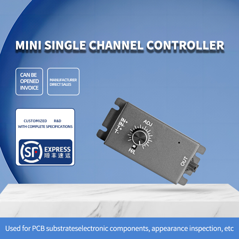 Mini Machine Vision Light Controller - External Power, Compact Design for Industrial Automation & Precision Lighting