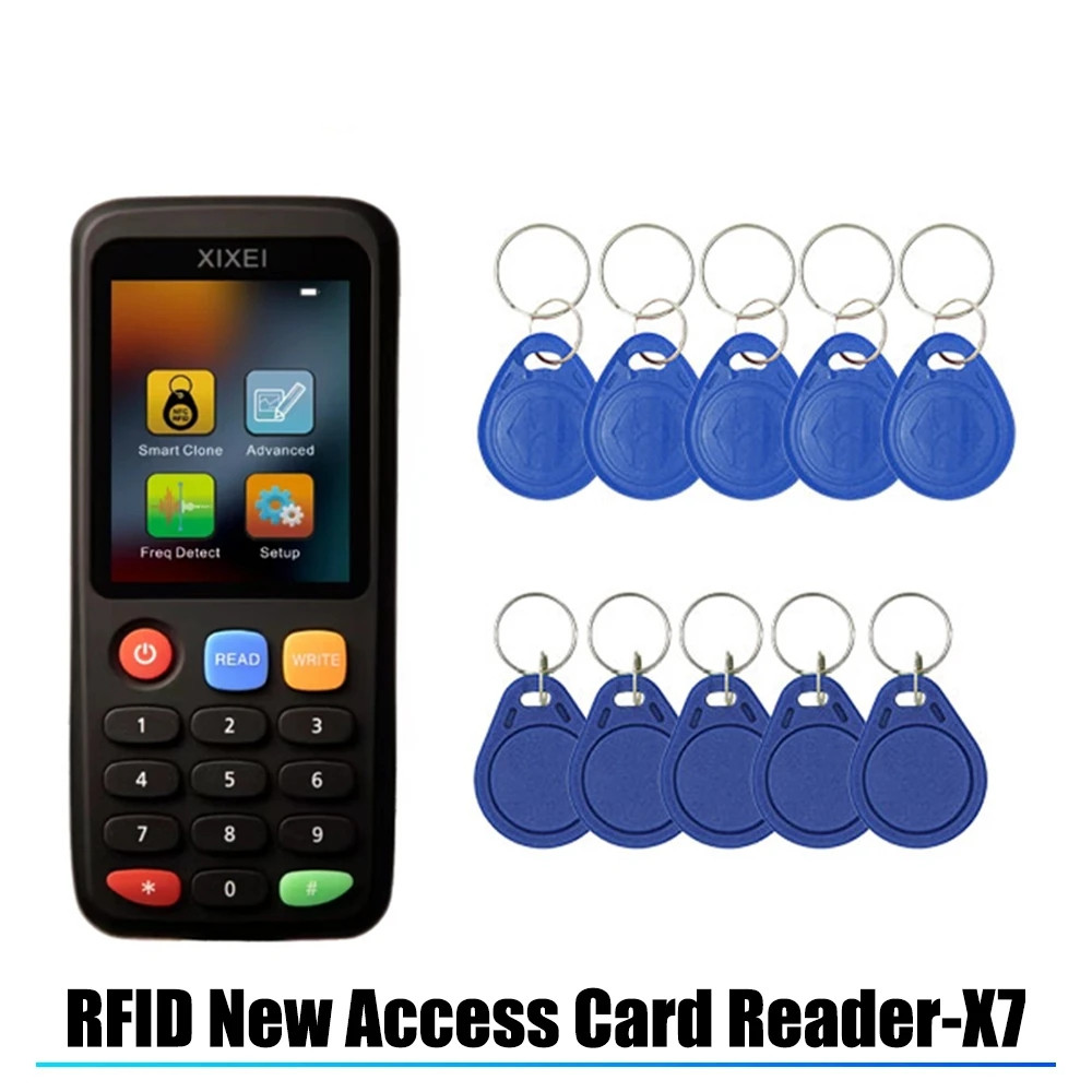 RFID スマートカードリーダー X7 コピー機デュプリケーター 13.56MHz 125KHz ラベルコピー UID EM4305/T5577 トークンバッジクローン NFC タグキー書き込み