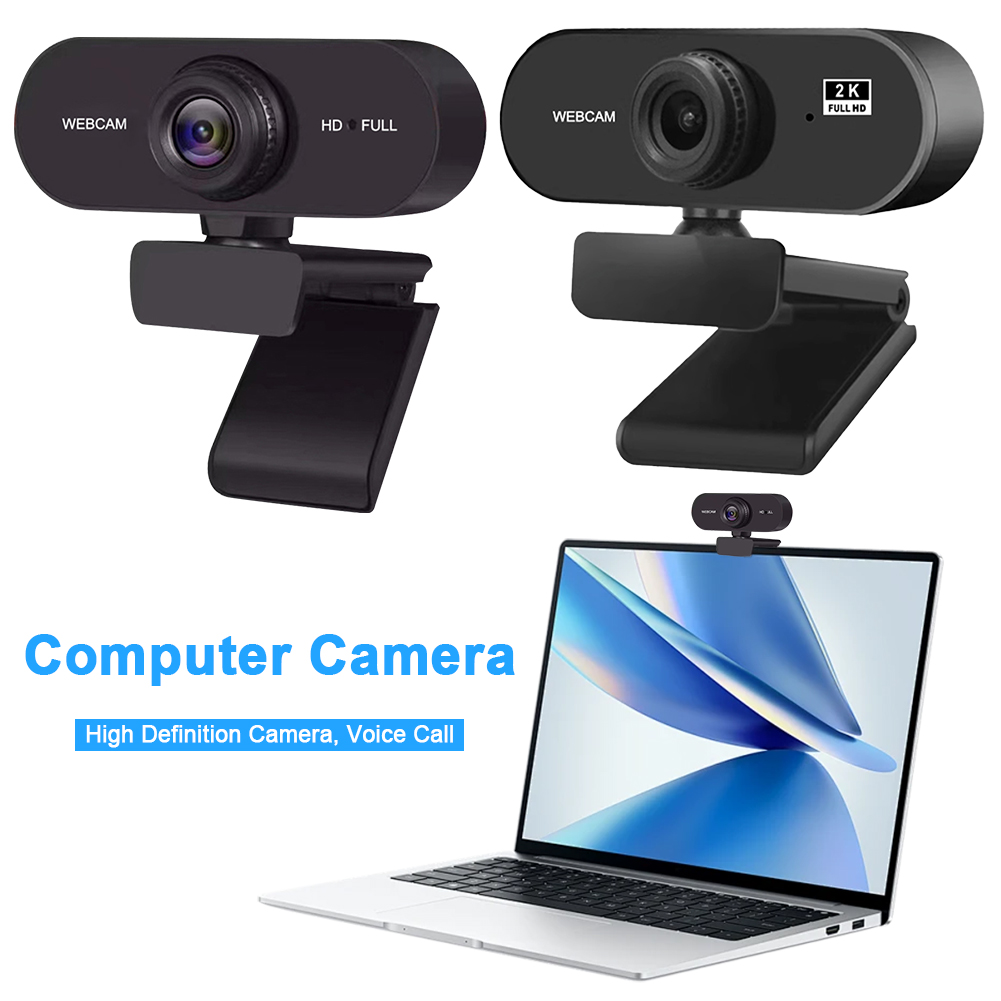 1080P/2K HD ウェブカメラ プラグアンドプレイ マイク付き USB ウェブカメラ オートフォーカス コンピューターウェブカメラ PC ラップトップ ビデオ会議用
