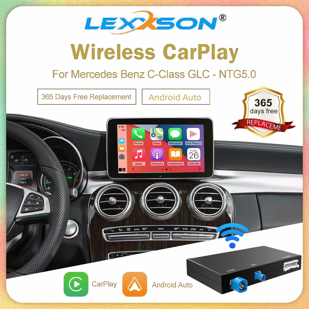 アップグレードワイヤレス Carplay メルセデスベンツ C クラス GLC W205 V クラス W447 NTG5.0 ベッカーモジュール Android 自動ナビゲーションに適しています