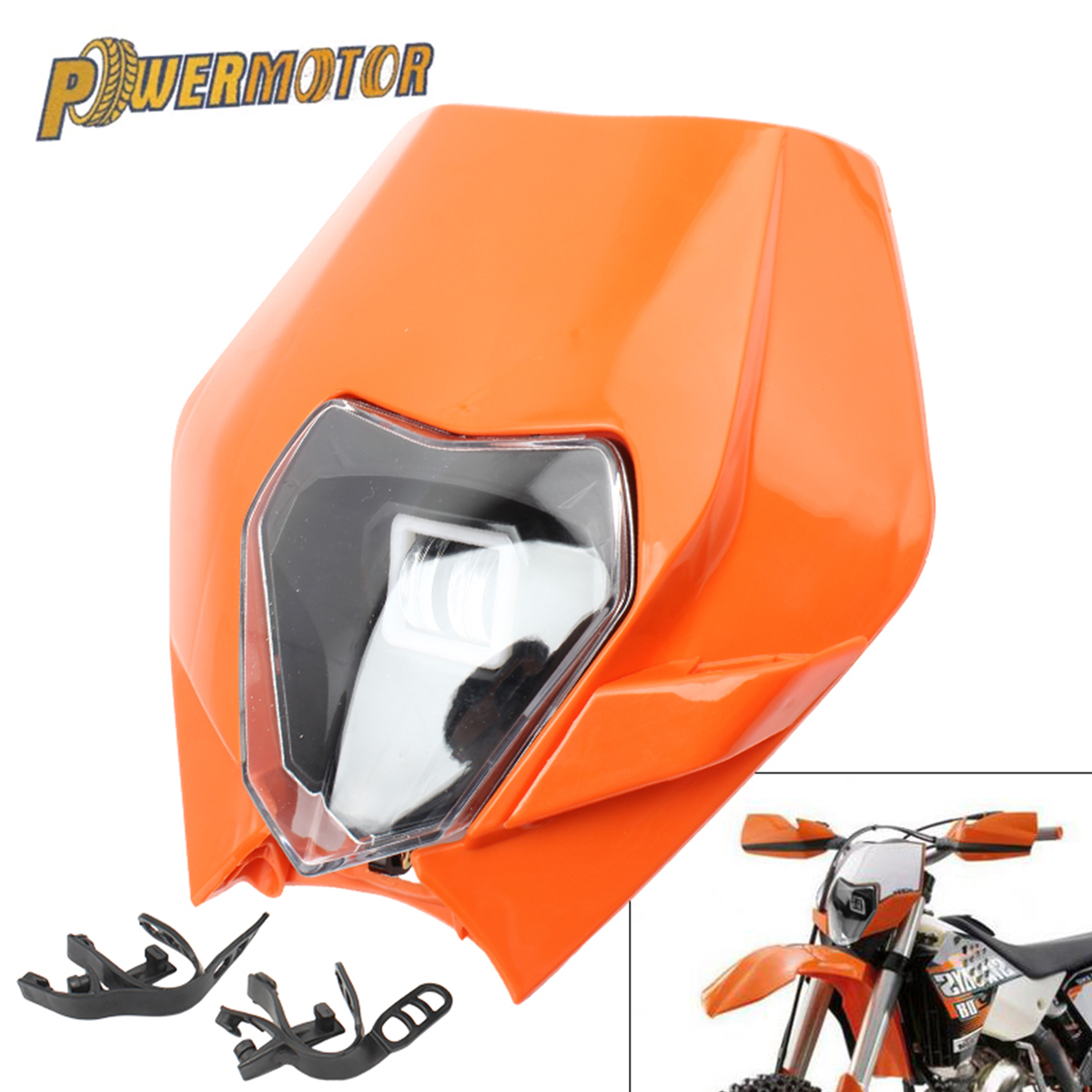 オートバイ高品質 003 LED ヘッドライトアセンブリフロント照明ユニバーサル KTM モトクロスダートバイク交換アクセサリー