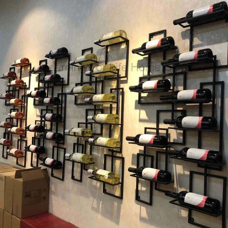 北欧キャビネットルーム酒バー高級ドリンクディスプレイアクセサリーモダンホームオープンキャビネット屋外ワインラック壁ポータブルアイアン