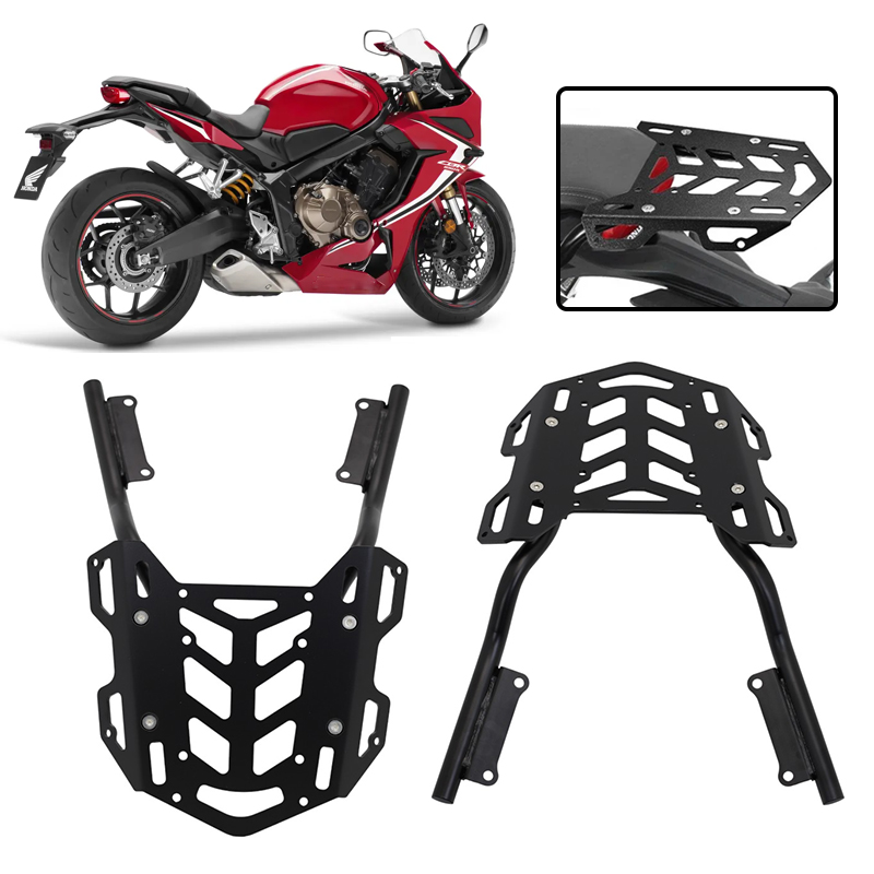 CB650R CBR650R リアキャリア荷物ラックテールボックスフィクサーホルダーカーゴブラケットテールラックホンダ CB650 R CBR 650R 2019 2020