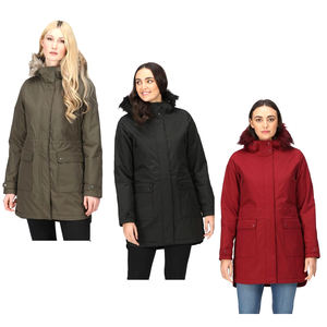 Best-Selling Women's Winter Parka: New Relaxed-Fit Hooded Jacket, Quilted, Functional, Breathable, Pre-treated
