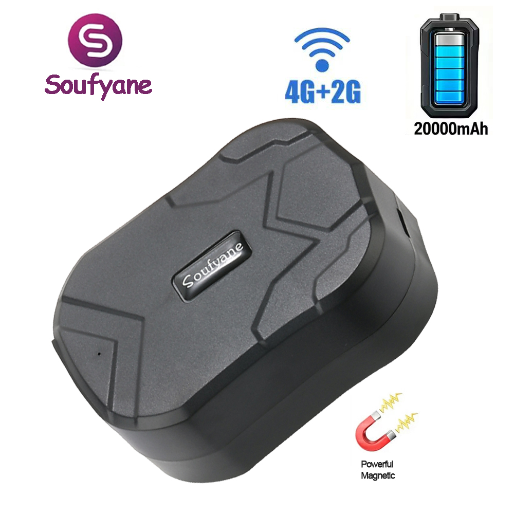 TK905C Soufyane Vehicle Car GPS Tracker 2G/4G TKSTAR 20000mAh Battery GPRS Locator Waterproof Magnet Remote Control Free Web APP