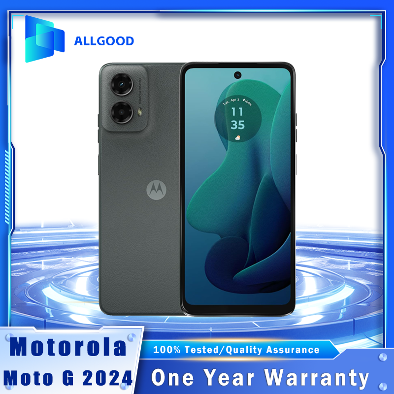 Motorola Moto G 5G 2024 XT2417 6.6 インチ 4GB 128GB 50MP クアッド ピクセル カメラ NFC ドルビー アトモス オクタコア Android 携帯電話