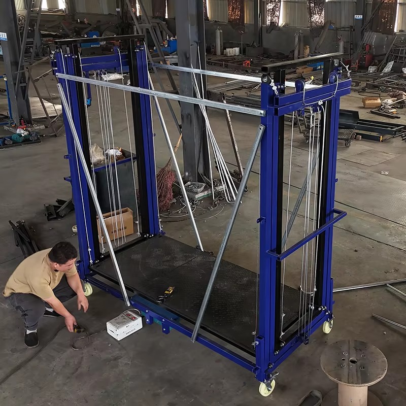 Electric Scaffold Electric Scaffolding Portable Electric Lifting Scaffolding Elevator Automatic Folding Lifting Ladder