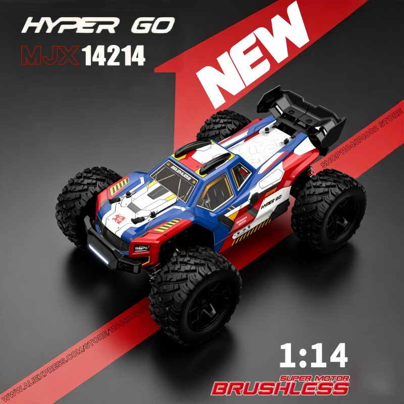 新しい MJX HyperGo 1 14 14212 ブラシレス 4WD 高速リモートコントロールカーデュアルシェルオフロード全地形リモートコントロール車両