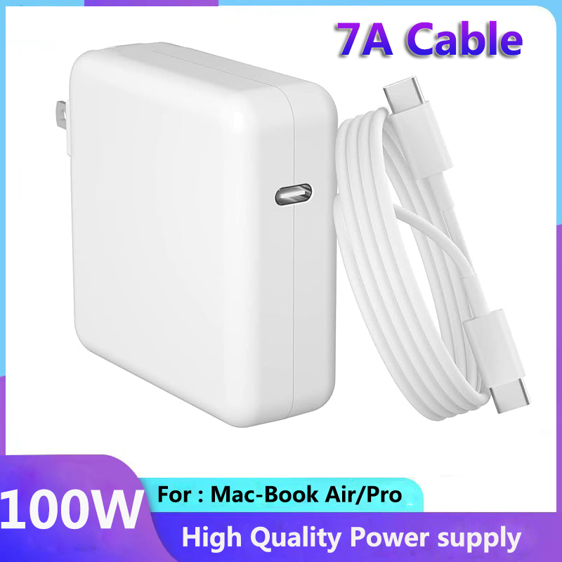 100W USB-C 電源アダプタ: MacBook Pro 13-16 インチ、MacBook Air 13 インチ用