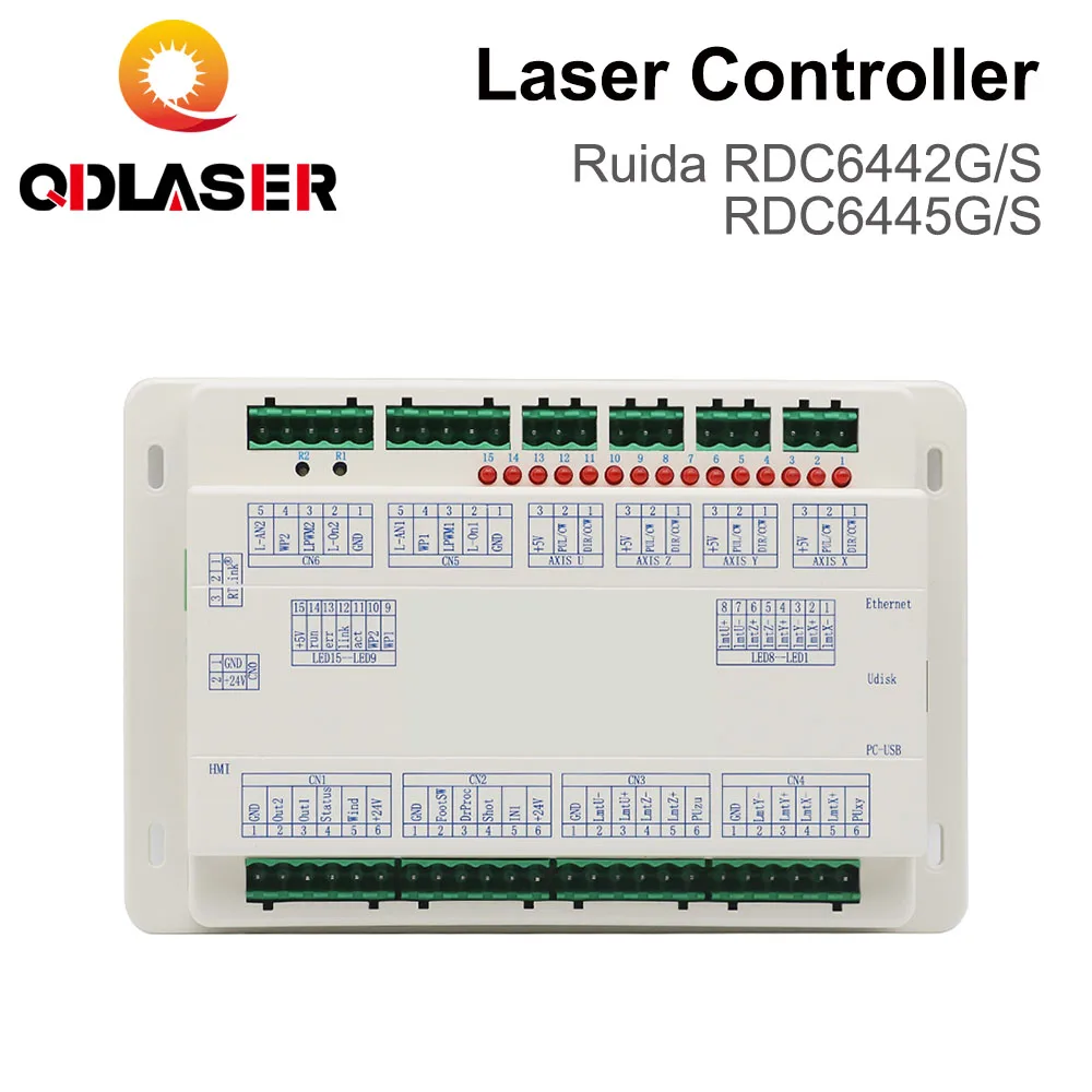 QDLASER Ruida コントローラメインボード Ruida RD6445G RDC6442G RDC6442S レーザー彫刻切断機 RDC 6442 6442G 6442S 用