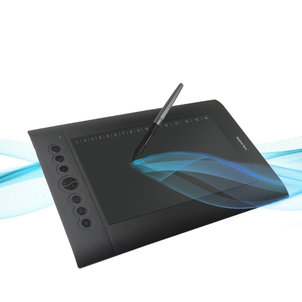 HUION H610 Pro V2 グラフィック描画タブレット Android サポート チルト機能 バッテリー不要のスタイラス 8192 筆圧 8 Express Ke