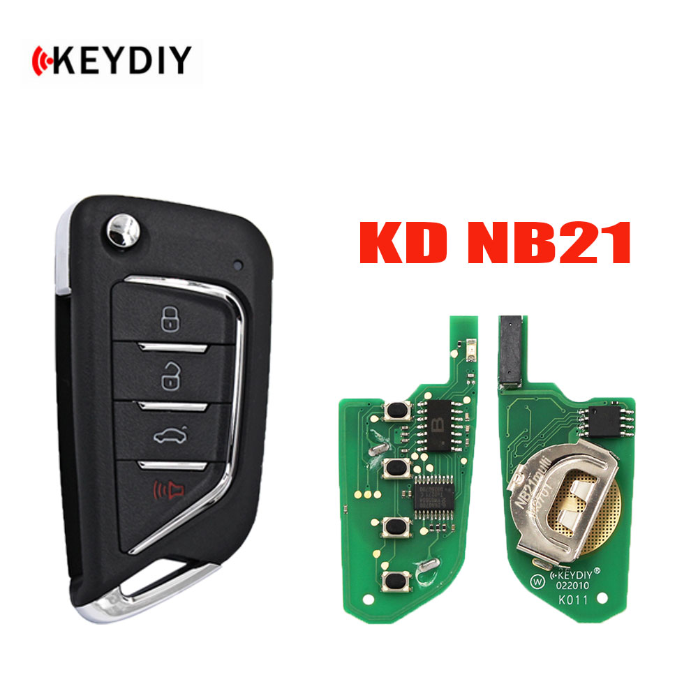 KEYDIY NB21 車リモートキー NB21-3/4 KD 車キー 3/4 ボタン KD900/KD-X2 キープログラマー NB シリーズリモートコントロール車のキー