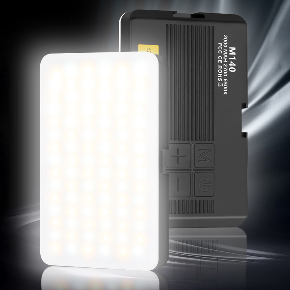 LEDカメラライト充電式写真照明ポータブルライトパネル写真撮影Vlog用