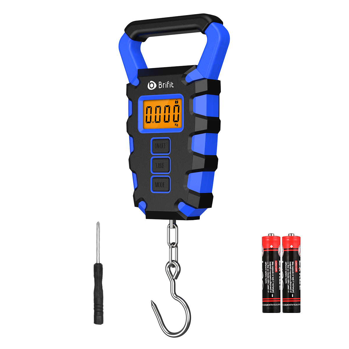 50Kg Hanging Scale with Ruler Digital Portable Fish Hook Electronic Weighting Luggage Scale LED Display Balance Висячие