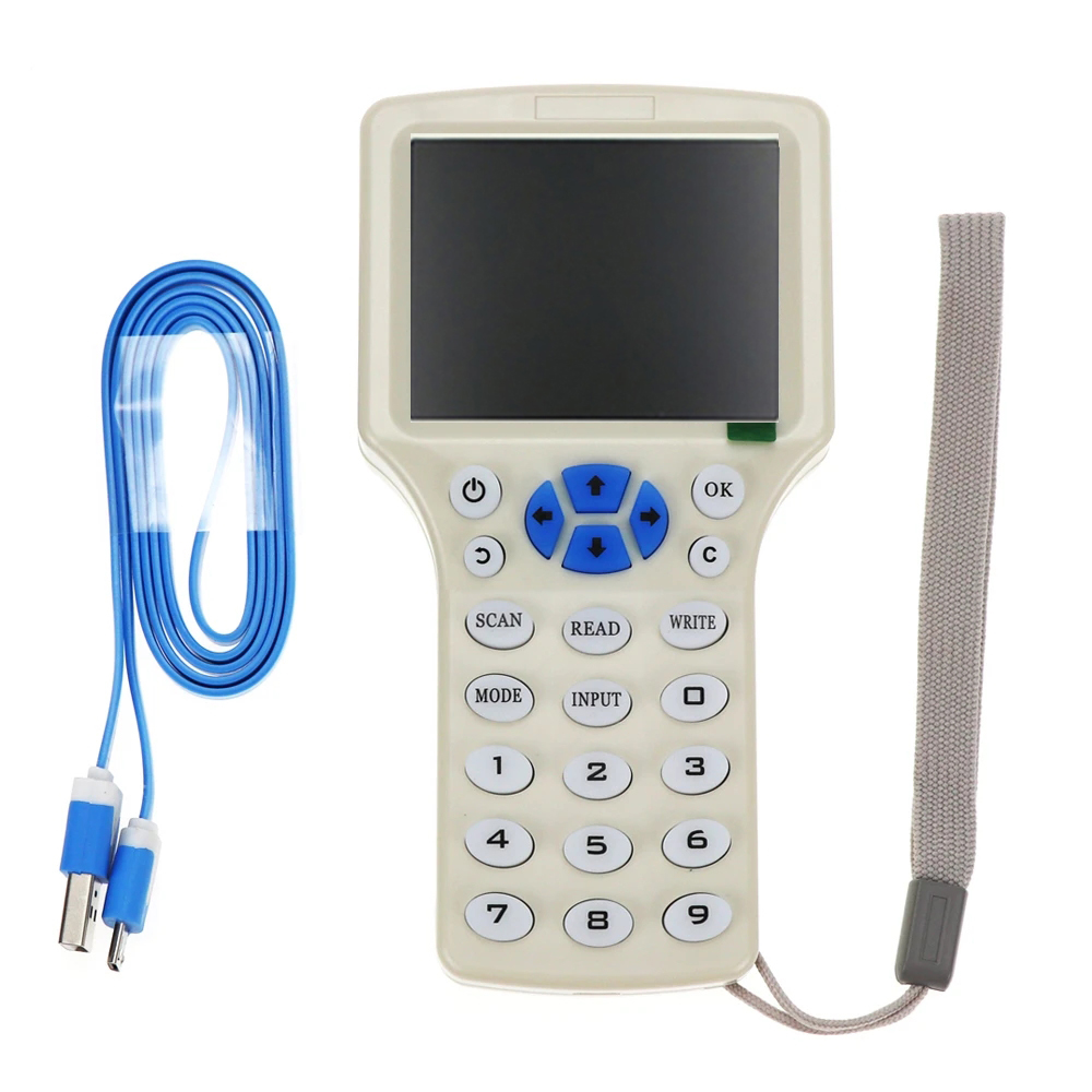 10 周波数 NFC スマートカードリーダーライターデュプリケーター 125K 13.56MHz RFID コピー機 USB Fob プログラマーコピー暗号化キーレプリケーター