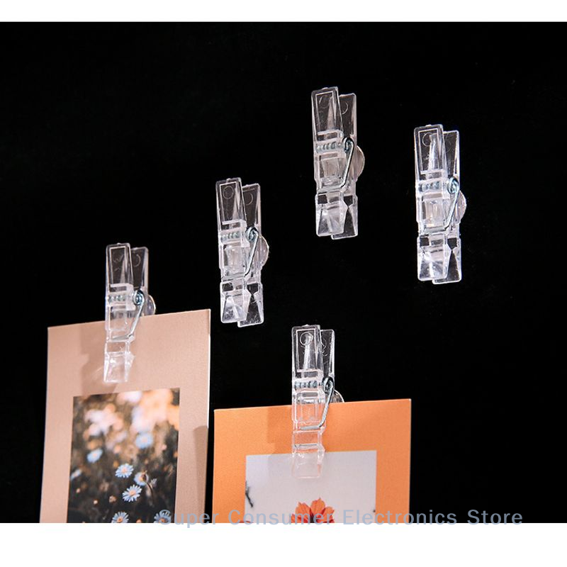 20個入り/箱　オフィス・学校用文房具・製図ピン　耐久性のあるプラスチック製画鋲クリップ