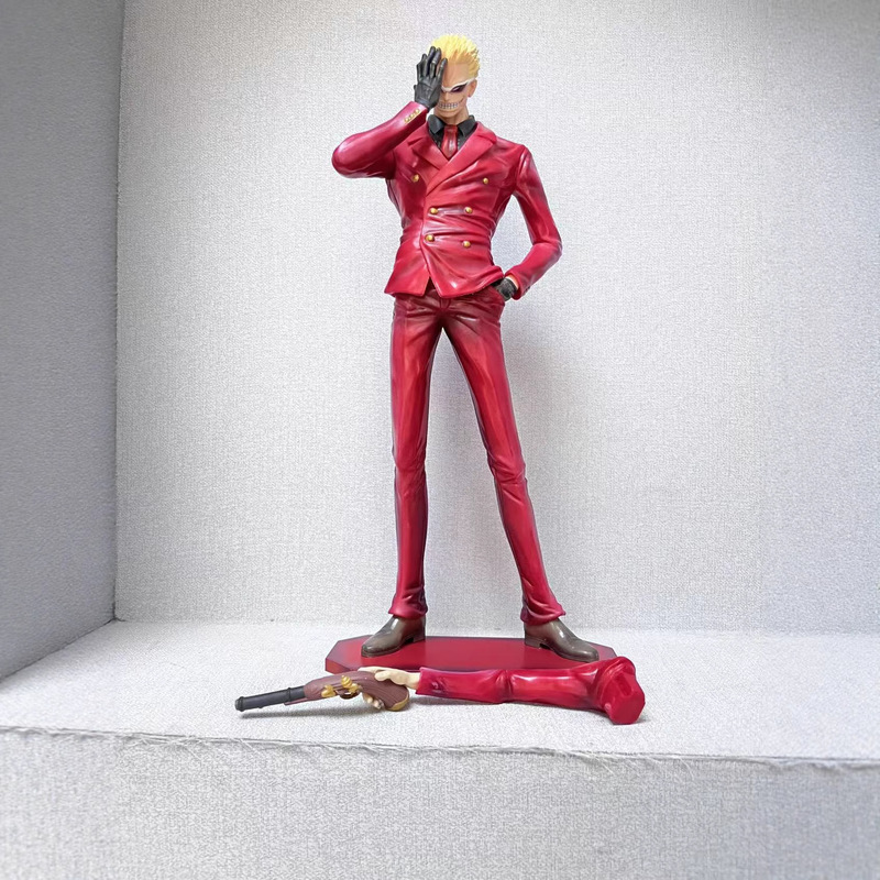 ワンピースドンキホーテ・ドフラミンゴ七武海アニメアクションフィギュア Pvc グッズ像デスクトップ装飾ギフトアニメファンのための