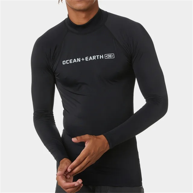 サーフィントップ着用男性水着半袖水泳フロースーツサーフ Tシャツ体操服水泳タイトなラッシュガードサーフ