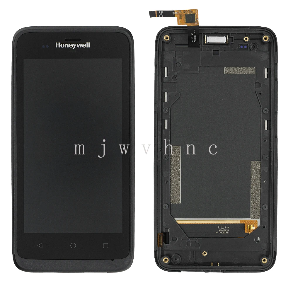 10 個 Brean 新しい LCD モジュールタッチスクリーン付きフロントカバー付き Honeywell Scanpal EDA51 用