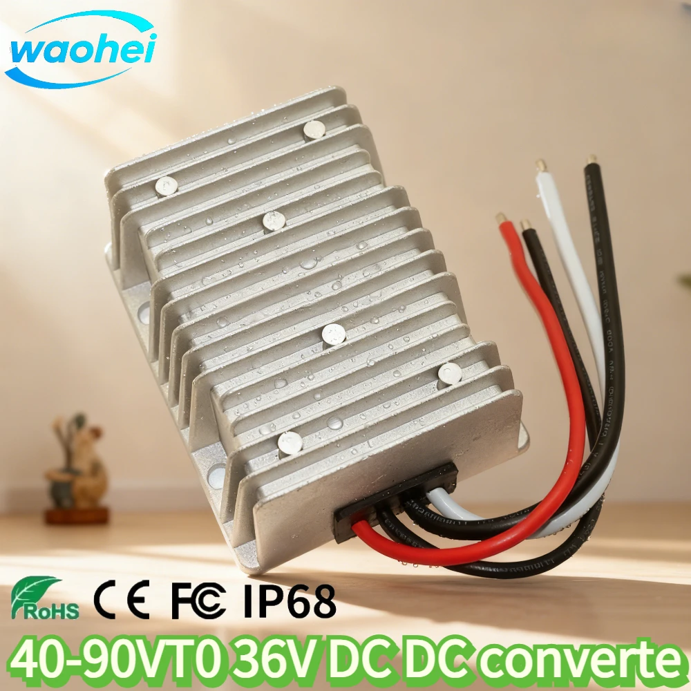40-90V から 36V 12A 20A 48V 60V 72V 90V 降圧スタビライザー電圧降圧電源コンバータ電源モジュール車用 UL
